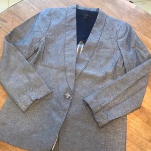 J Crew Chambray Blazer